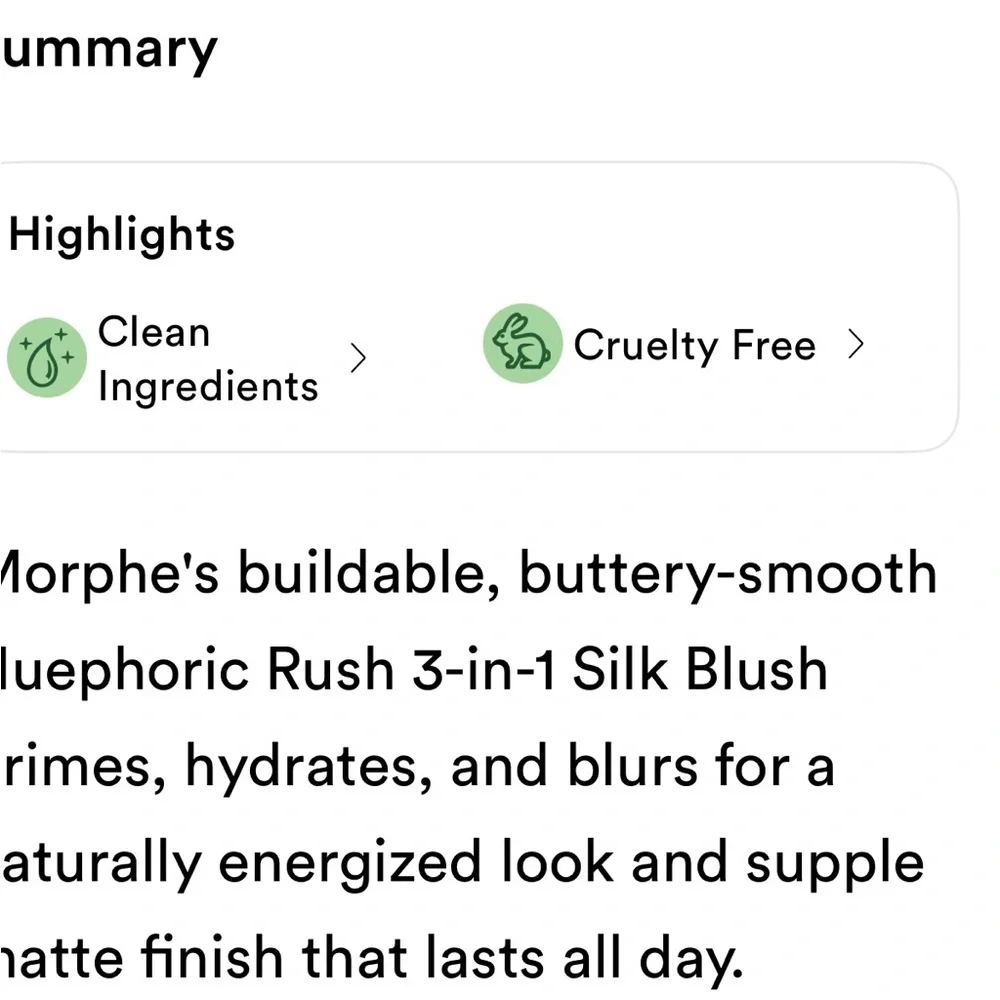 🌼3/$12 Morphe Huephoric Rush Blush